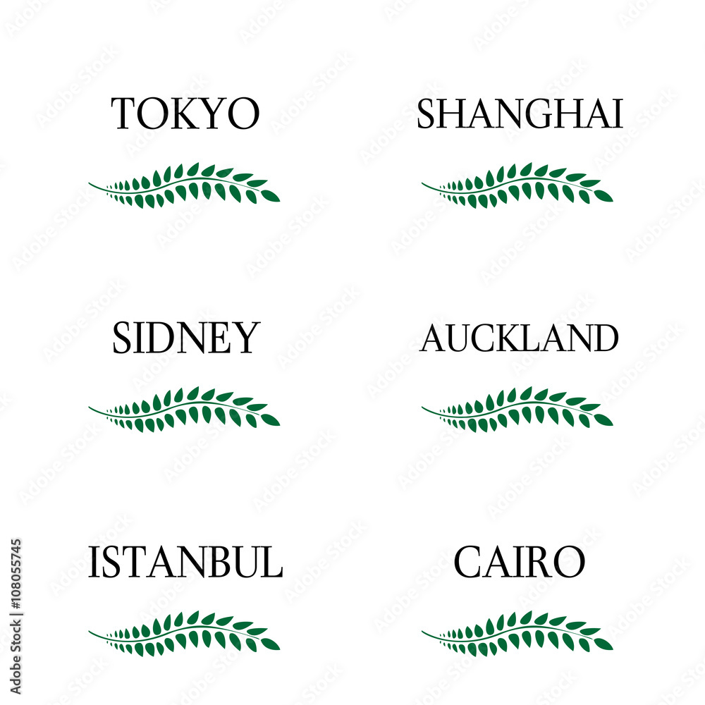 Laurel Wreaths Cities of the World 3