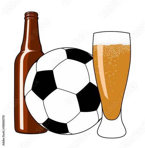 Football and beer