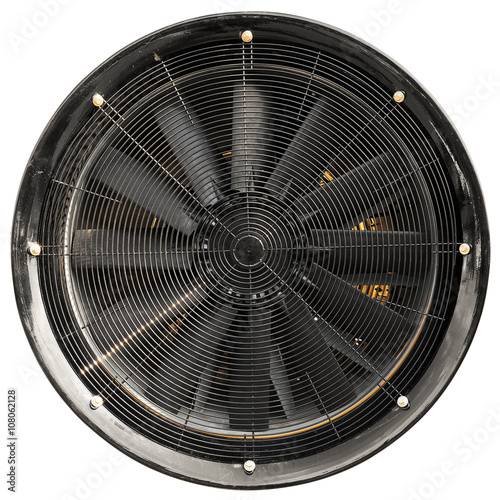 Wallpaper Mural Industrial fan isolated. Clipping path included. Torontodigital.ca