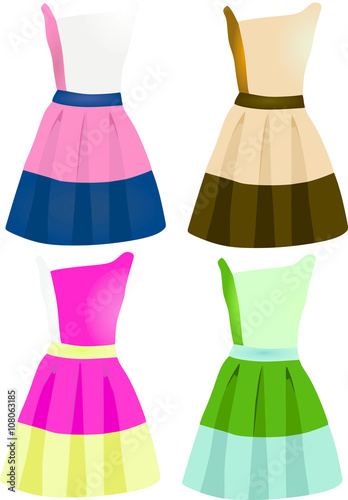 4 dresses