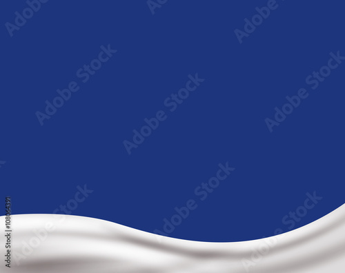 Light cream wave on light blue background