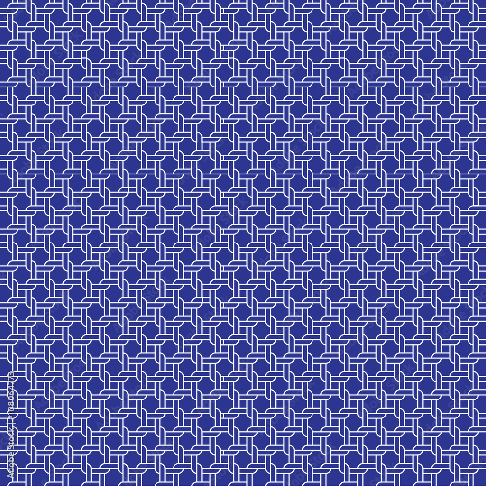 square rope pattern on blue. square rope pattern on blue.