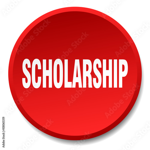 scholarship red round flat isolated push button Free Download scholarship red round flat isolated push button - GFXLoad