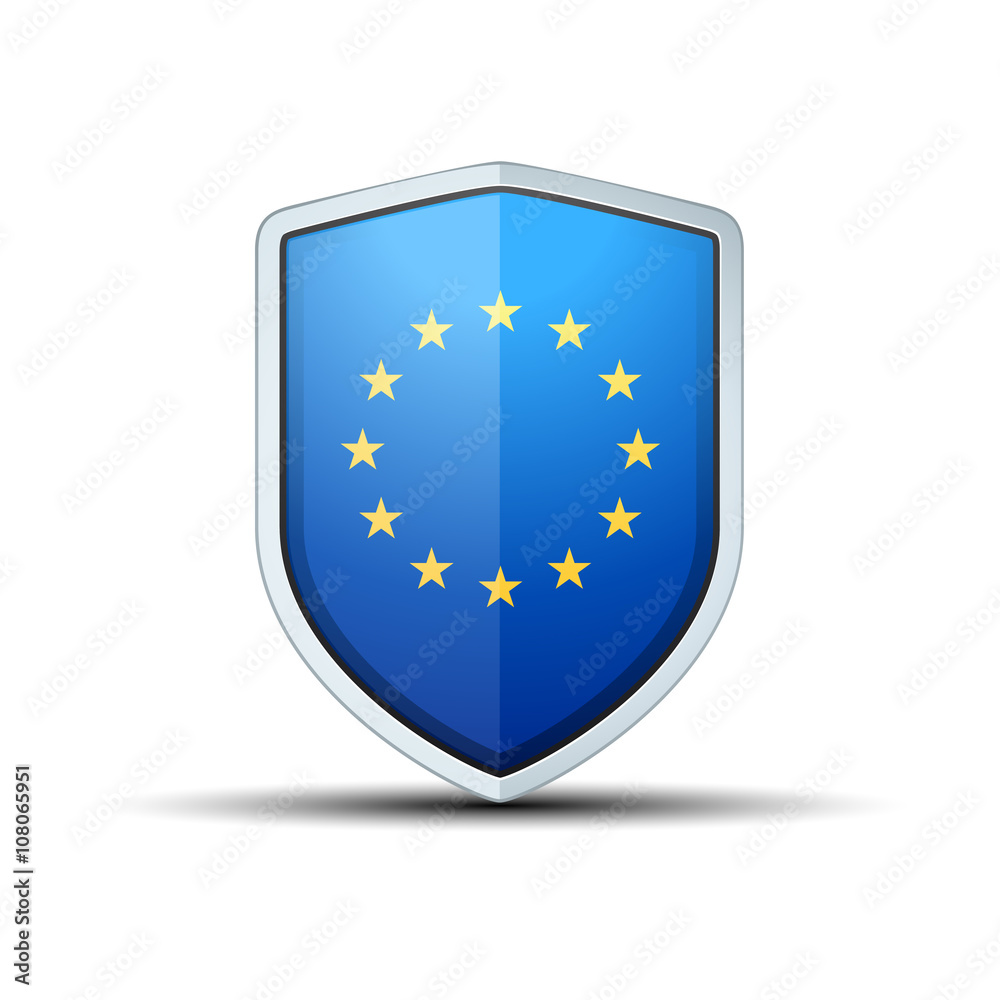 European Union shield sign European Union shield sign