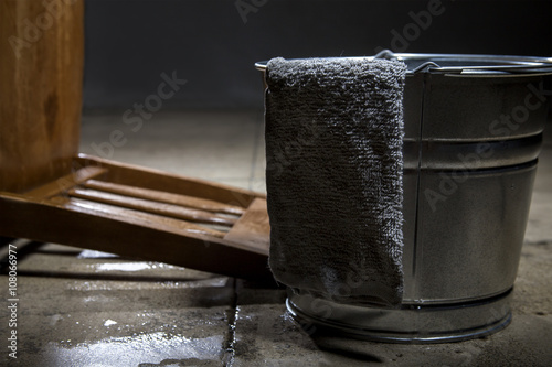 Fényképezés Torture chamber with a water bucket for controversial waterboarding