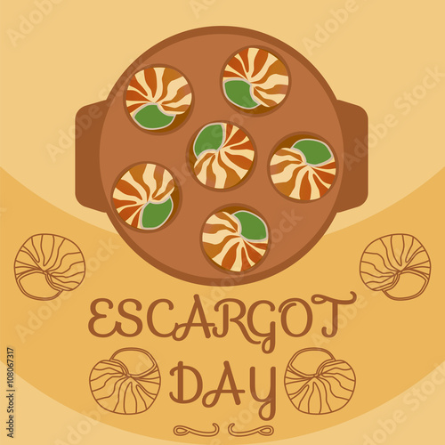 escargot day decoration