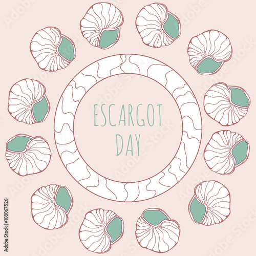 escargot day decoration