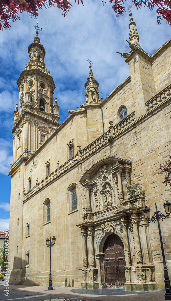 Co-cathedral of Santa Maria de la Redonda of Logroño, Spain.