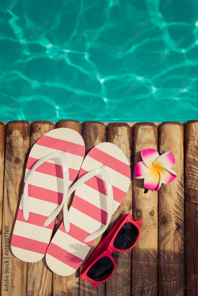 Naklejka premium Summer vacation concept
