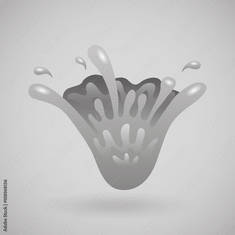 Naklejka premium water character design 