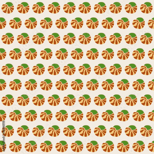 escargot seamless pattern