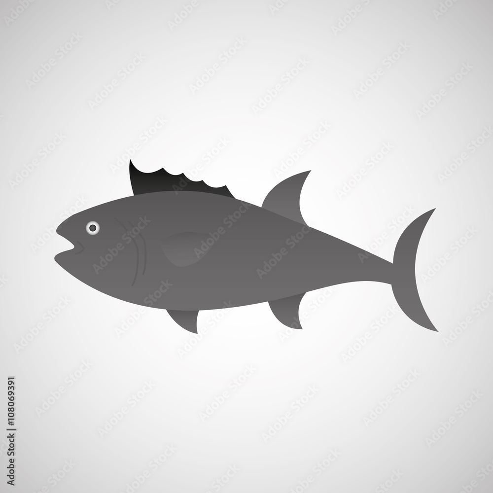 fish icon design 