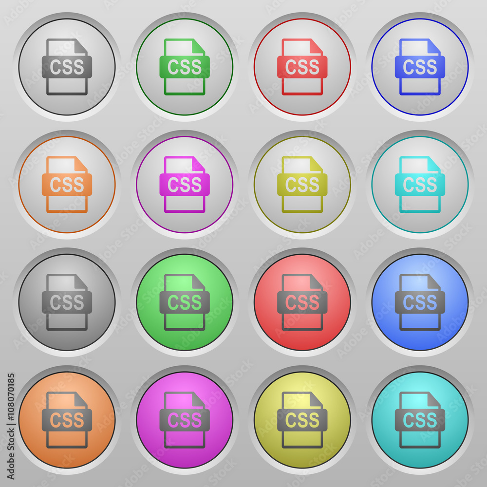 CSS file format plastic sunk buttons CSS file format plastic sunk buttons