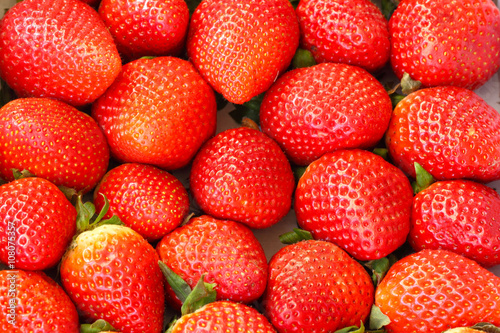 Fresh juicy strawberries.