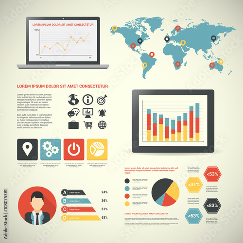 Business infographic 084