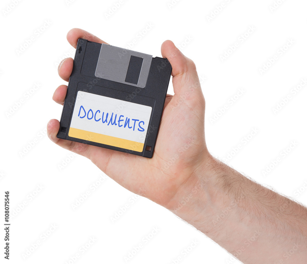 Floppy disk, data storage support Floppy disk, data storage support
