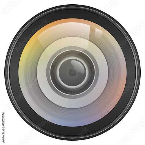 Illustration Vector Graphic Lens