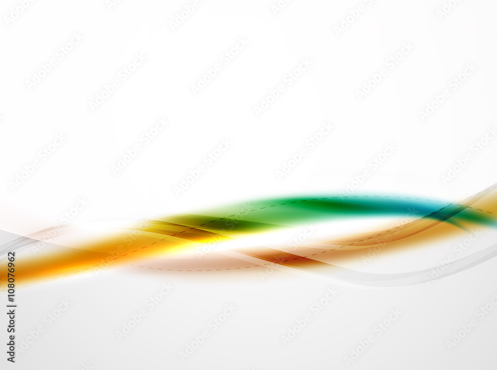 Bright color wave with blur and glowing effects Bright color wave with blur and glowing effects