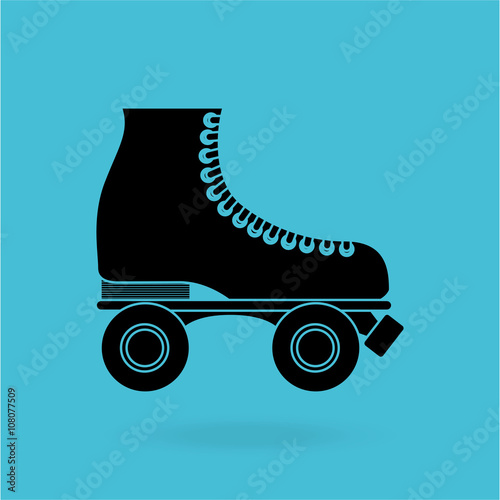 skate retro design 