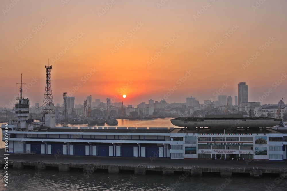 Hafen - Mumbai, Indien.