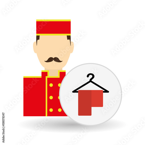 Hotel vector illustration , vector icon