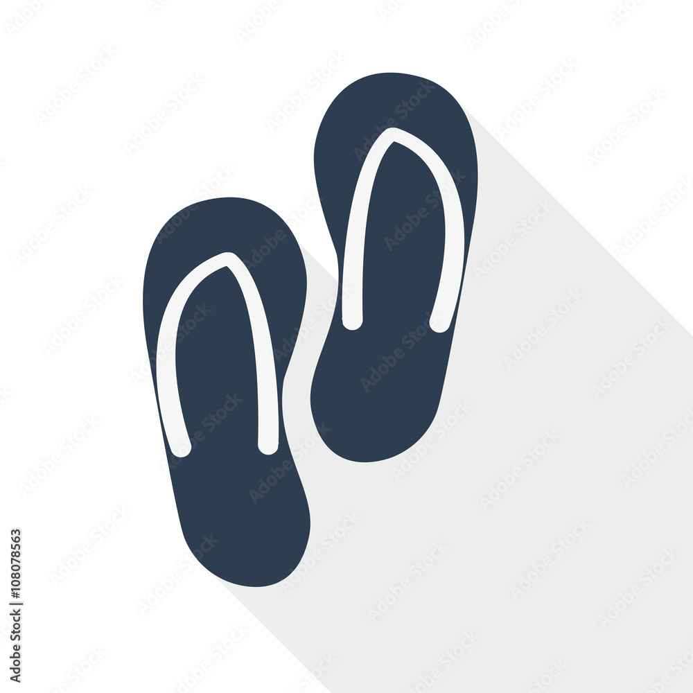 sandals vector illustration , vector icon
