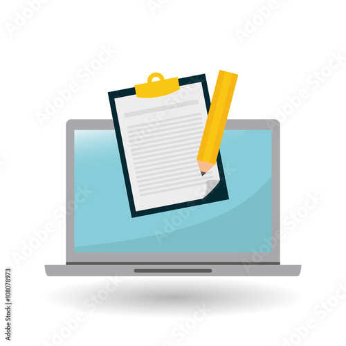 document vector illustration , vector icon