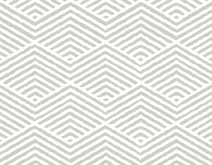 Fototapete Schwarz-weiße geometrische Muster Wiederholende Geometrische Textur Nahtlos  © James Thew