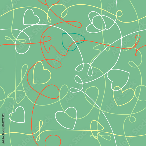 Vector iseamless ink hand drawn scribble texture