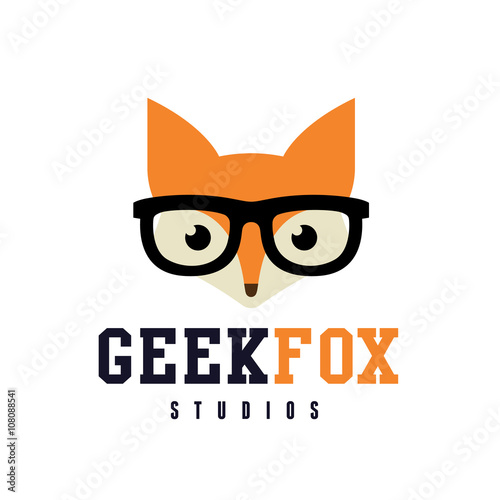 Fox logo,wolf logo template