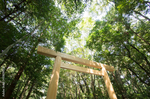 伊勢神宮　外宮　鳥居