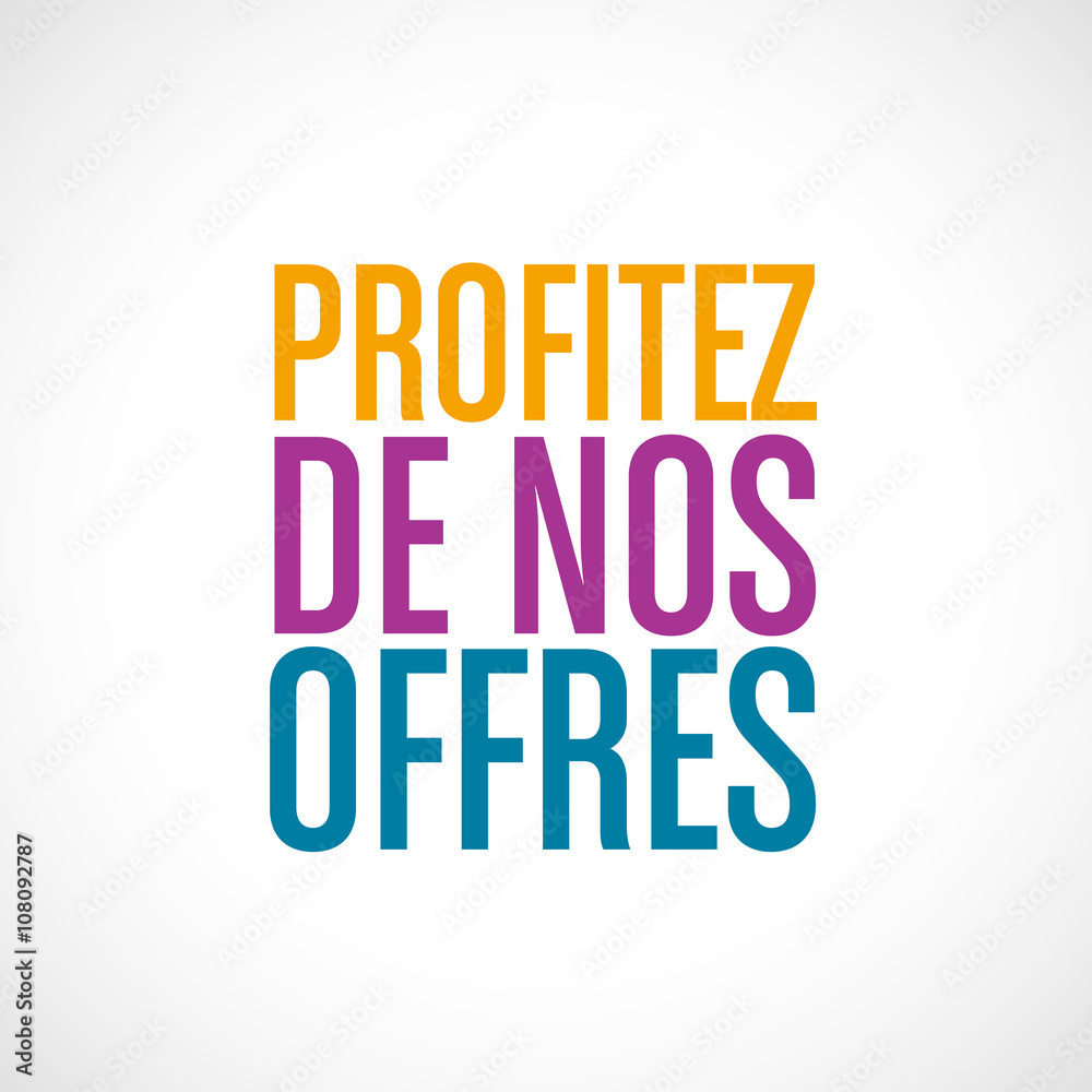 profitez de nos offres profitez de nos offres