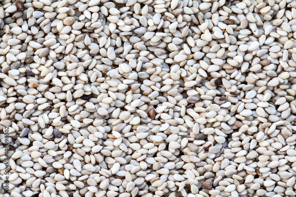 Fototapeta premium sesame seeds background