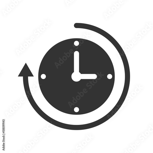 clock with arrow icon