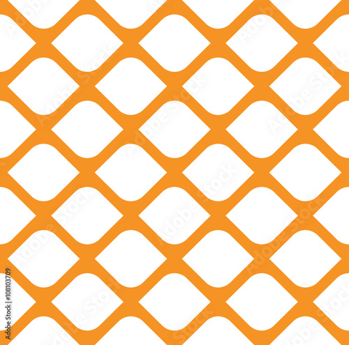 summer wave pattern orange and white backround. Vector