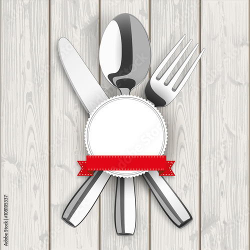 Wood Emblem Knife Fork Spoon