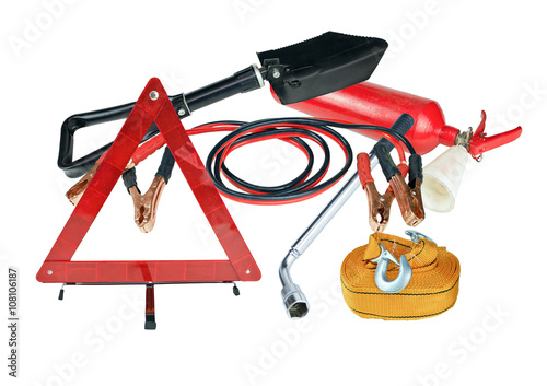 Quadro su tela Elements of the essentials for a passenger car