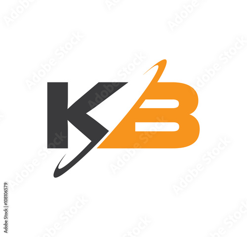 KB initial logo with double swoosh