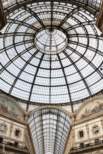 La galleria Vittorio Emanuele II di Milano.