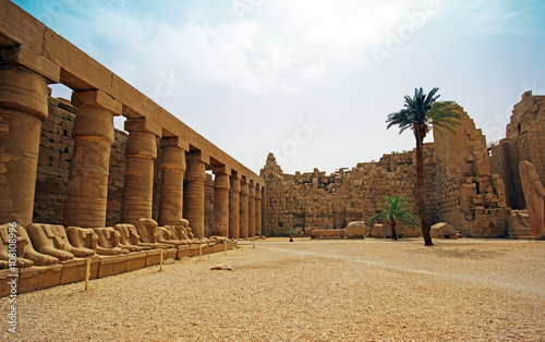  Anscient Temple of Karnak - Ruined Thebes Egypt photo