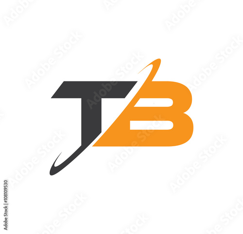 TB initial logo with double swoosh
