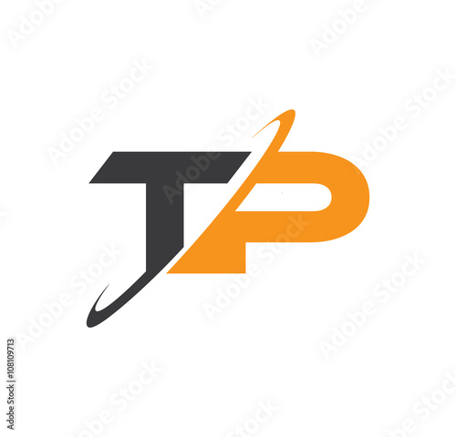 TP initial logo with double swoosh
