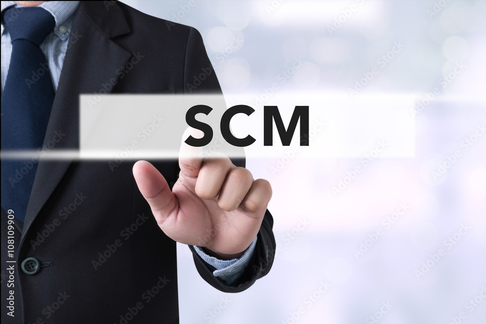 SCM Supply Chain Management concept SCM Supply Chain Management concept