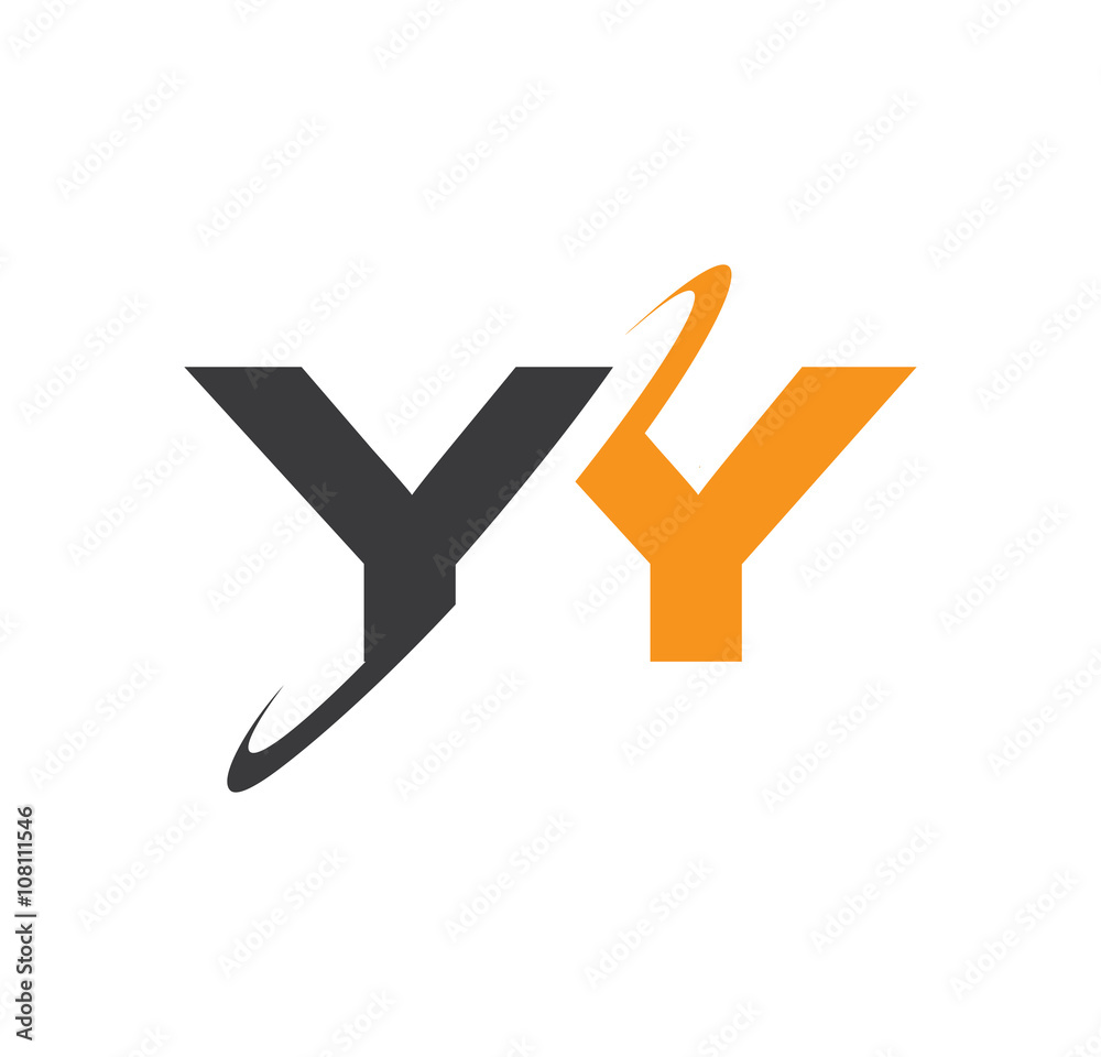 YY initial logo with double swoosh
YY initial logo with double swoosh