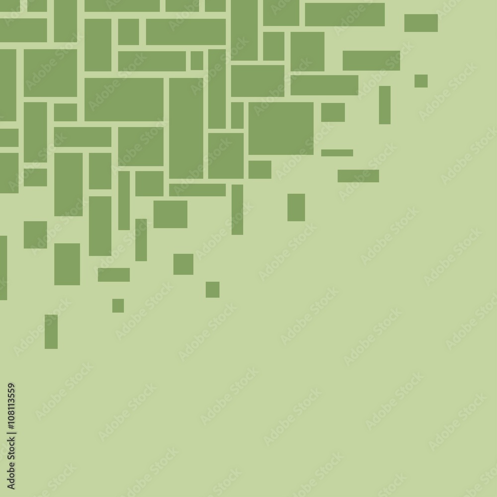 Obraz premium Mosaic from rectangles - vector illustration