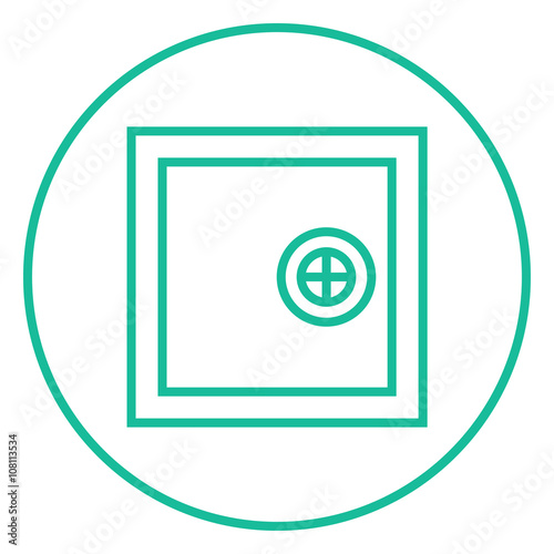 Free Download Safe line icon. - GFXLoad