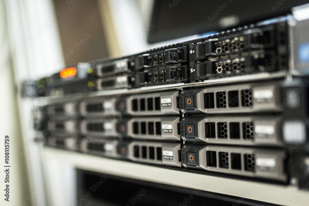 Storage servers in data room Domestic Room Storage servers in data room Domestic Room