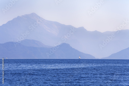 The sea and the mountains in Turkey © Nadezhda Bolotina