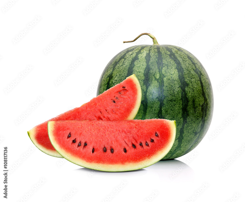 watermelon on white background watermelon on white background