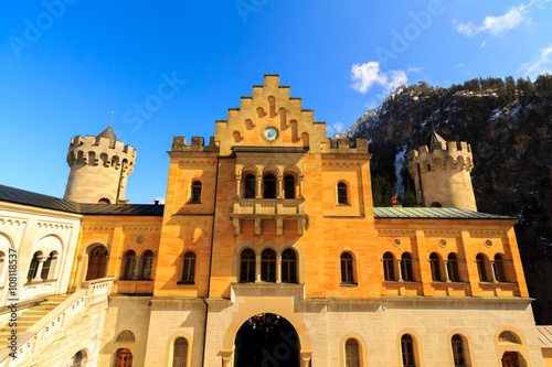 Schloss Hohenschwangau Castle (High Swan County Palace), Fussen, Bavaria, Germany photo